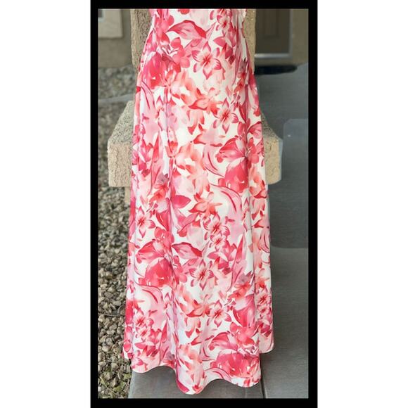 Petal and Pup Pink floral Ramsey Maxi Dress Size L - Picture 4 of 12